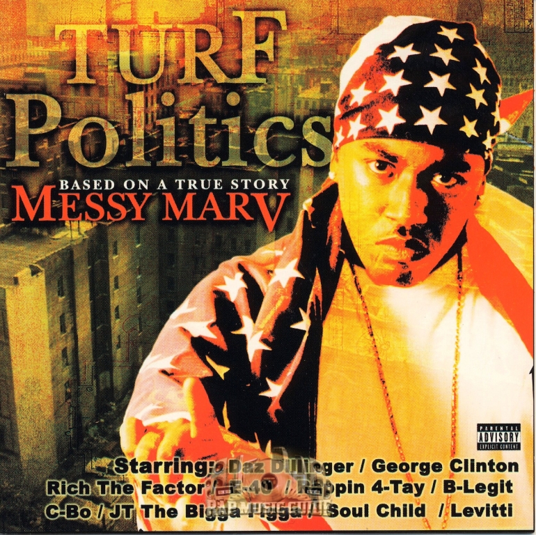Messy Marv - Turf Politics: 1st Press. CD | Rap Music Guide